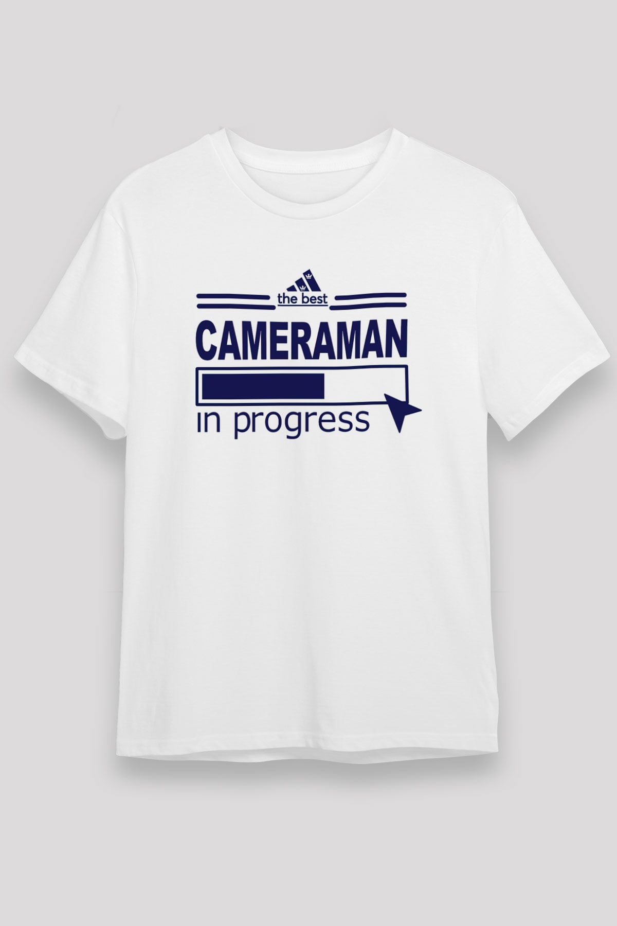 Kameraman Beyaz Unisex Tişört T-Shirt - TişörtFabrikası