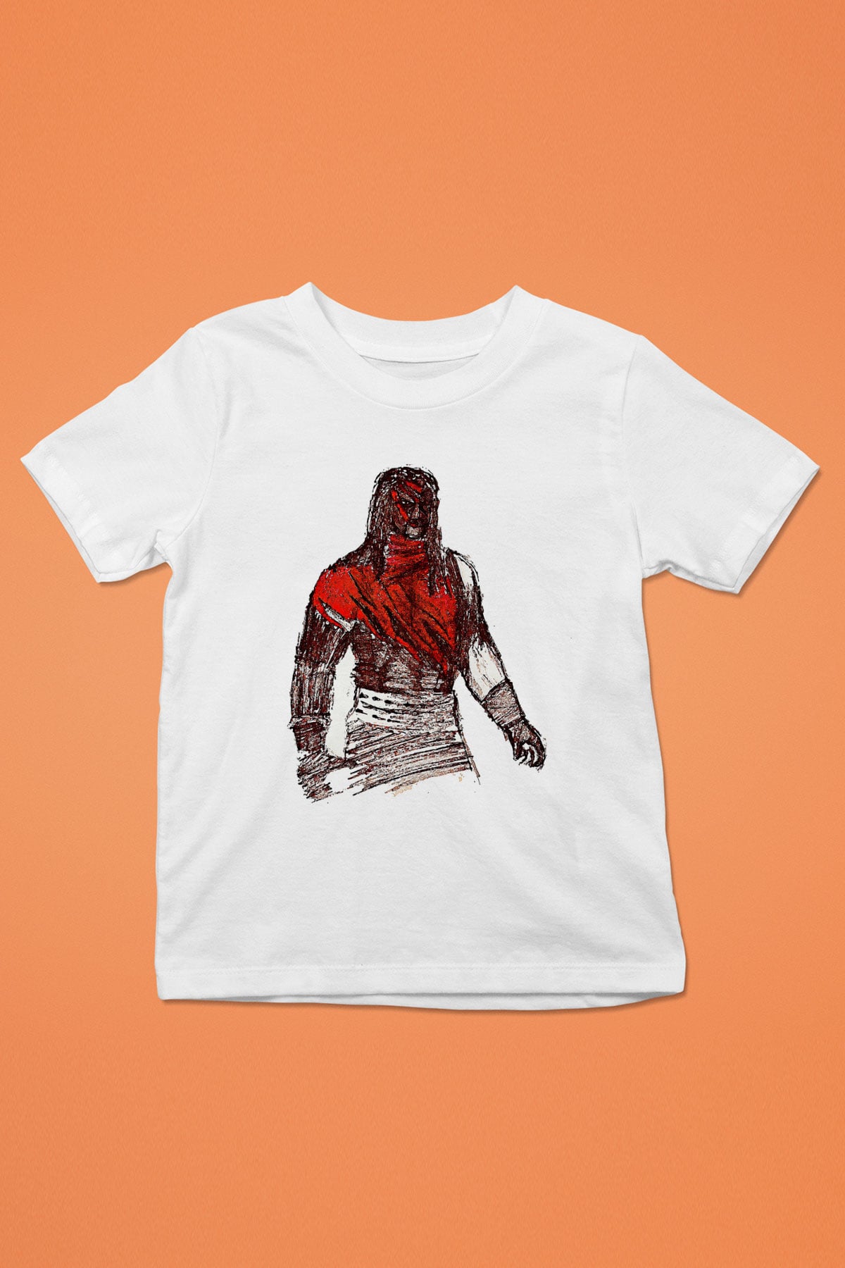 Kane Baskılı Beyaz Unisex Beyaz Çocuk Tişört - Tshirt