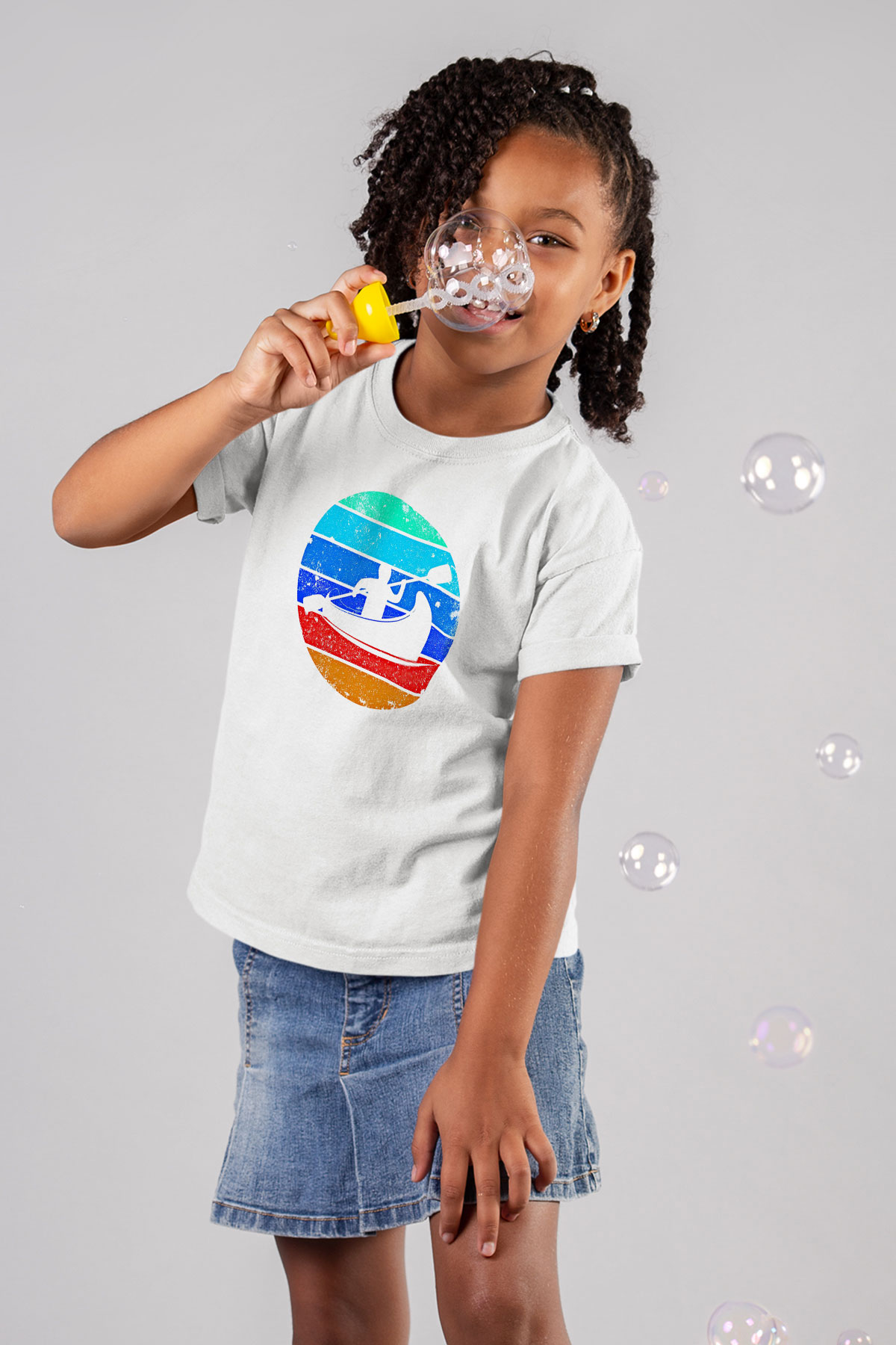 Kano Baskılı Unisex Beyaz Çocuk Tişört - Tshirt