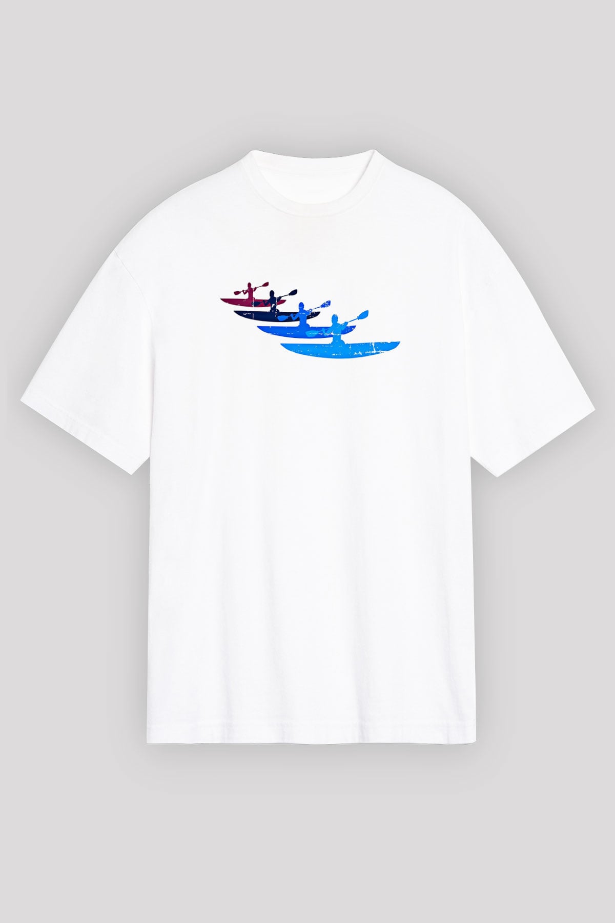 Kano Baskılı Unisex Beyaz Oversize Tişört - Tshirt