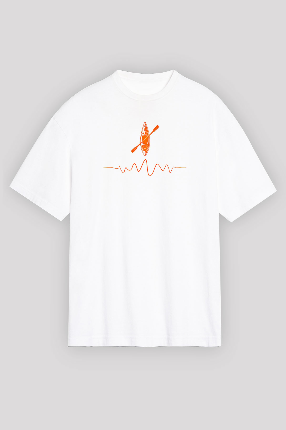 Kano Baskılı Unisex Beyaz Oversize Tişört - Tshirt