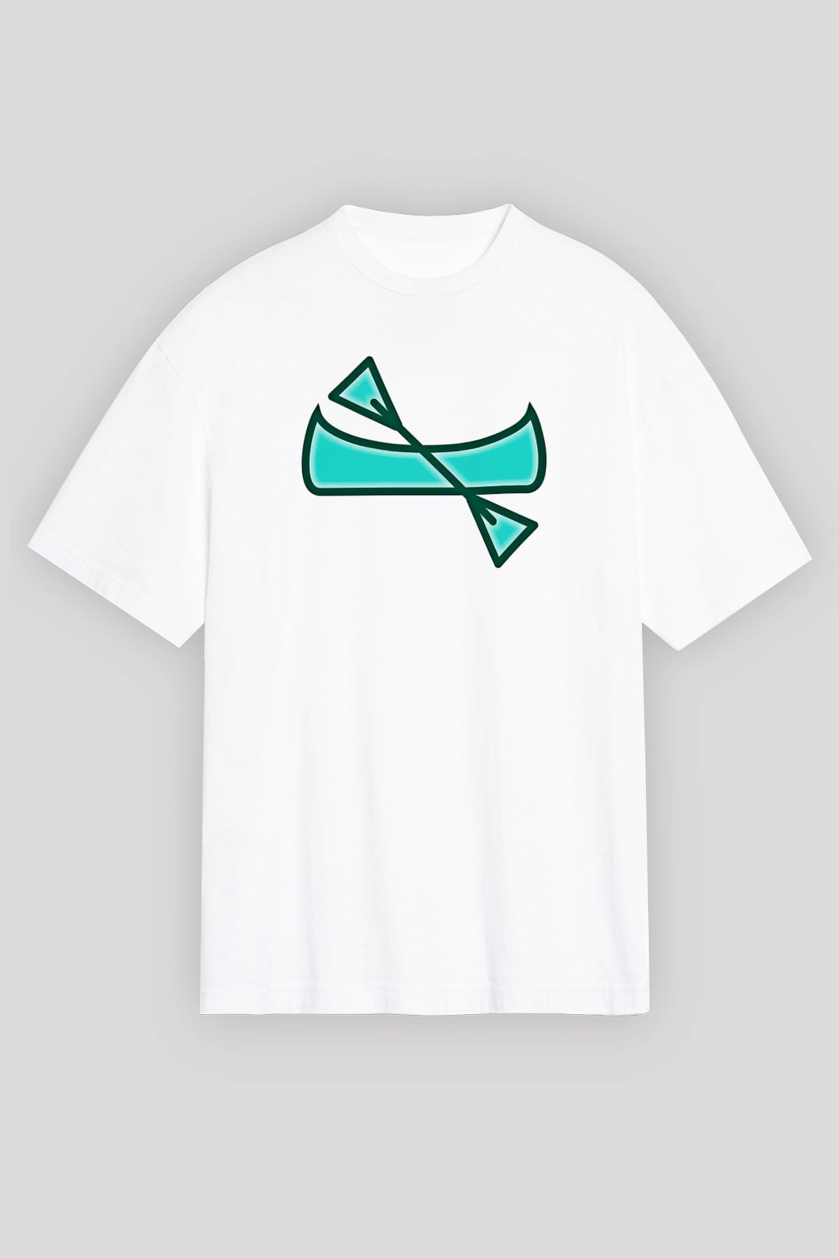 Kano Baskılı Unisex Beyaz Oversize Tişört - Tshirt