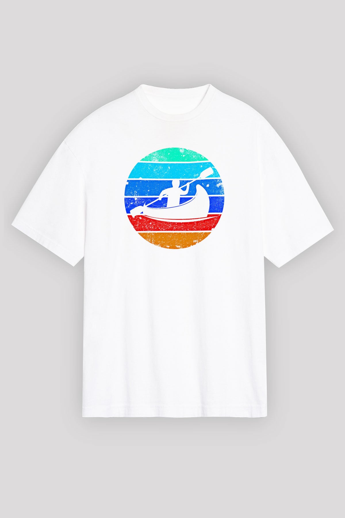 Kano Baskılı Unisex Beyaz Oversize Tişört - Tshirt
