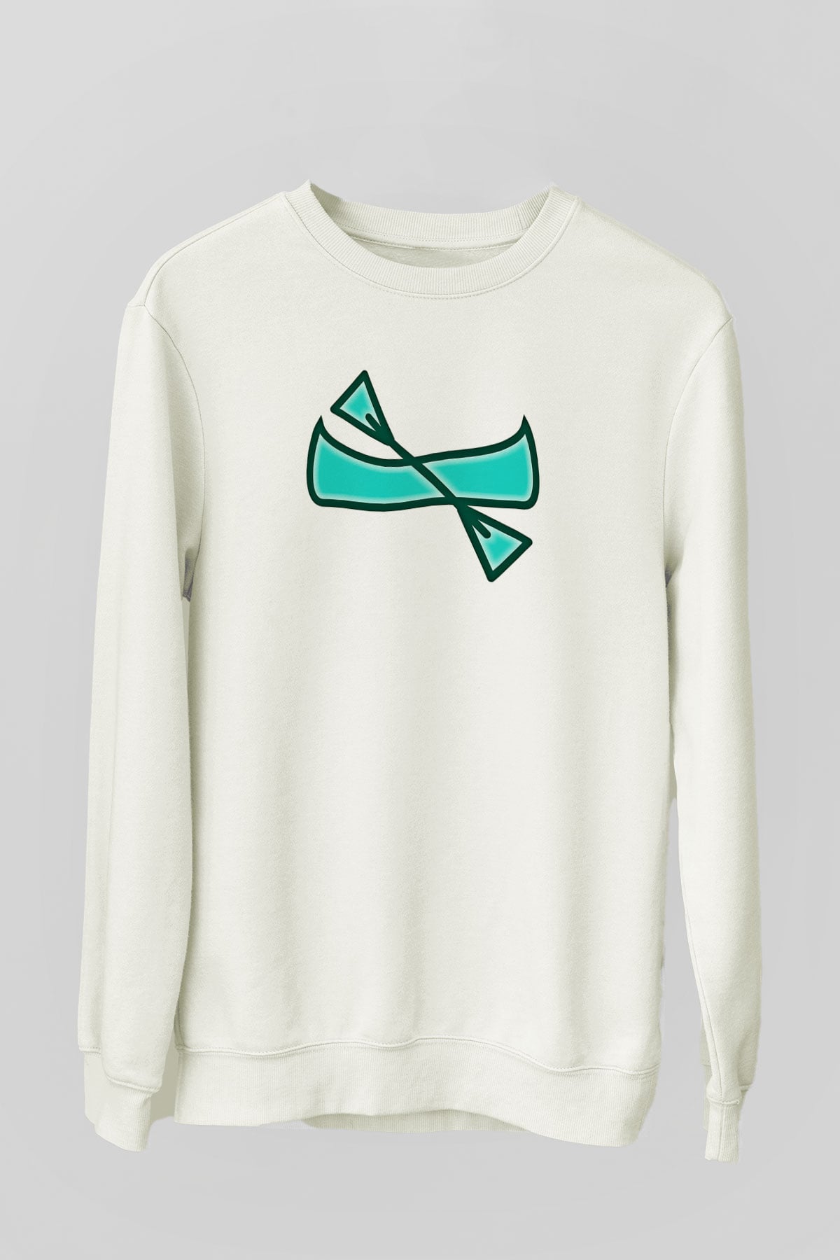 Kano Baskılı Unisex Ekru Sweatshirt