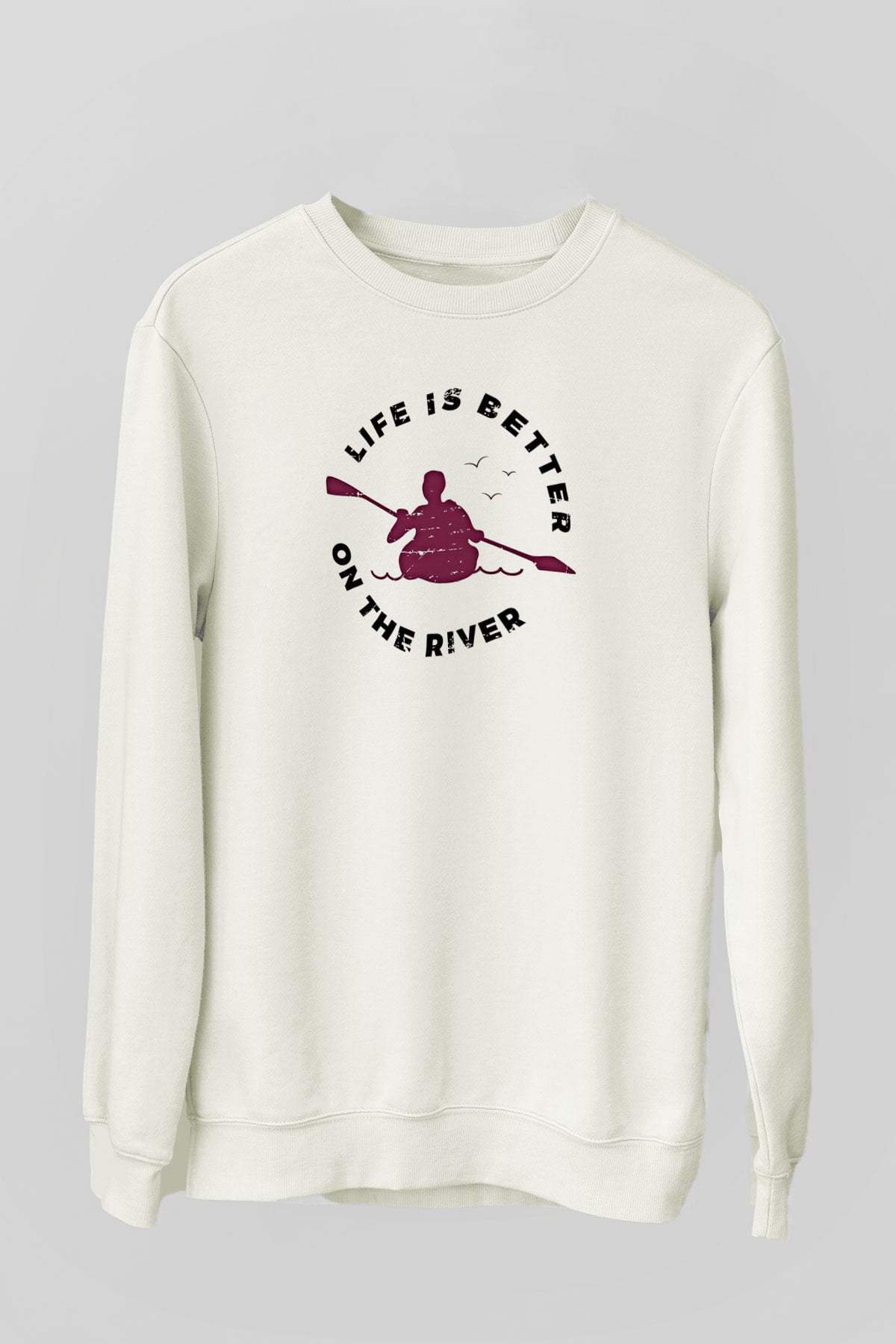 Kano Baskılı Unisex Ekru Sweatshirt