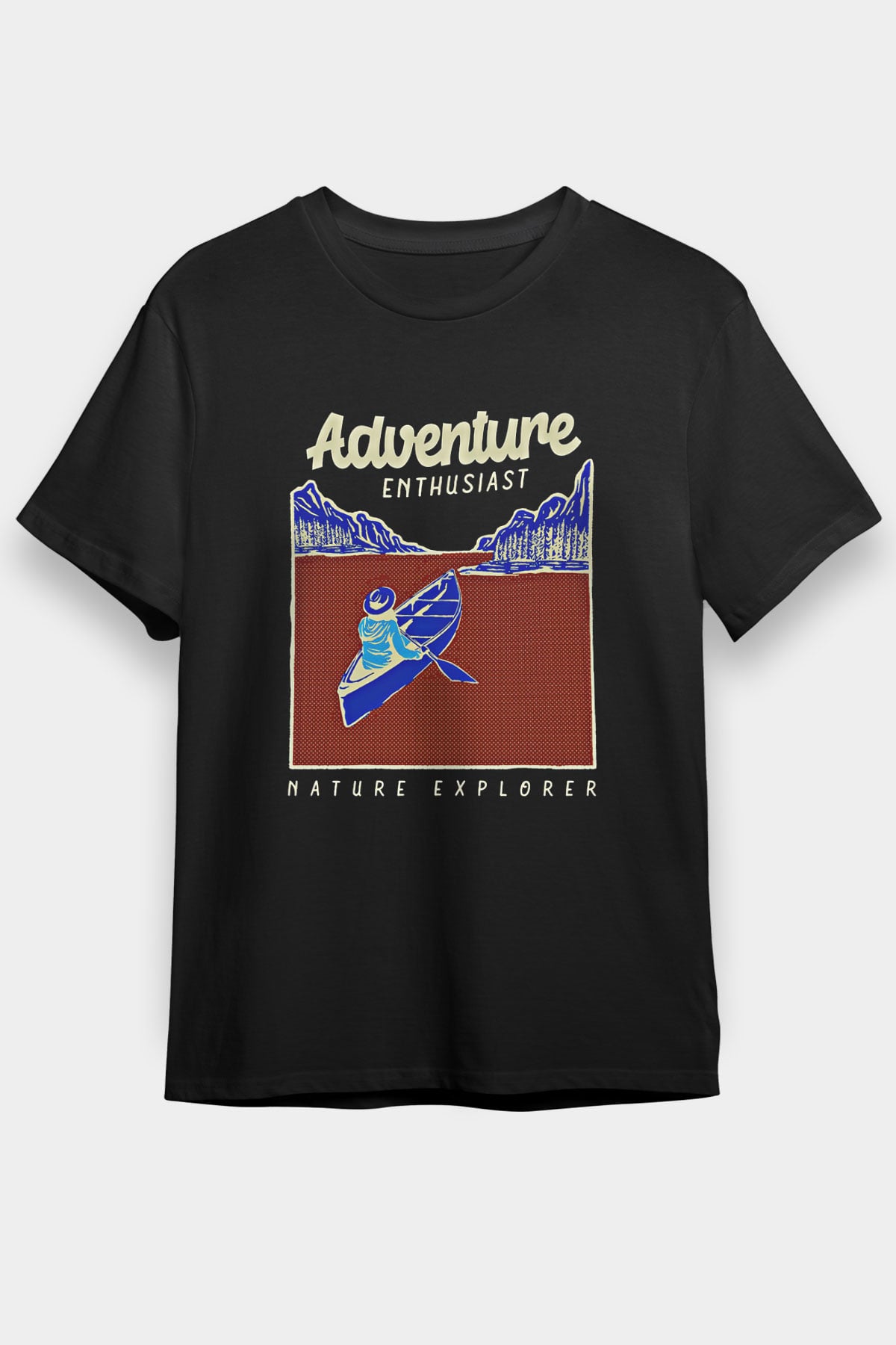 Kano Baskılı Unisex Siyah Tişört - Tshirt