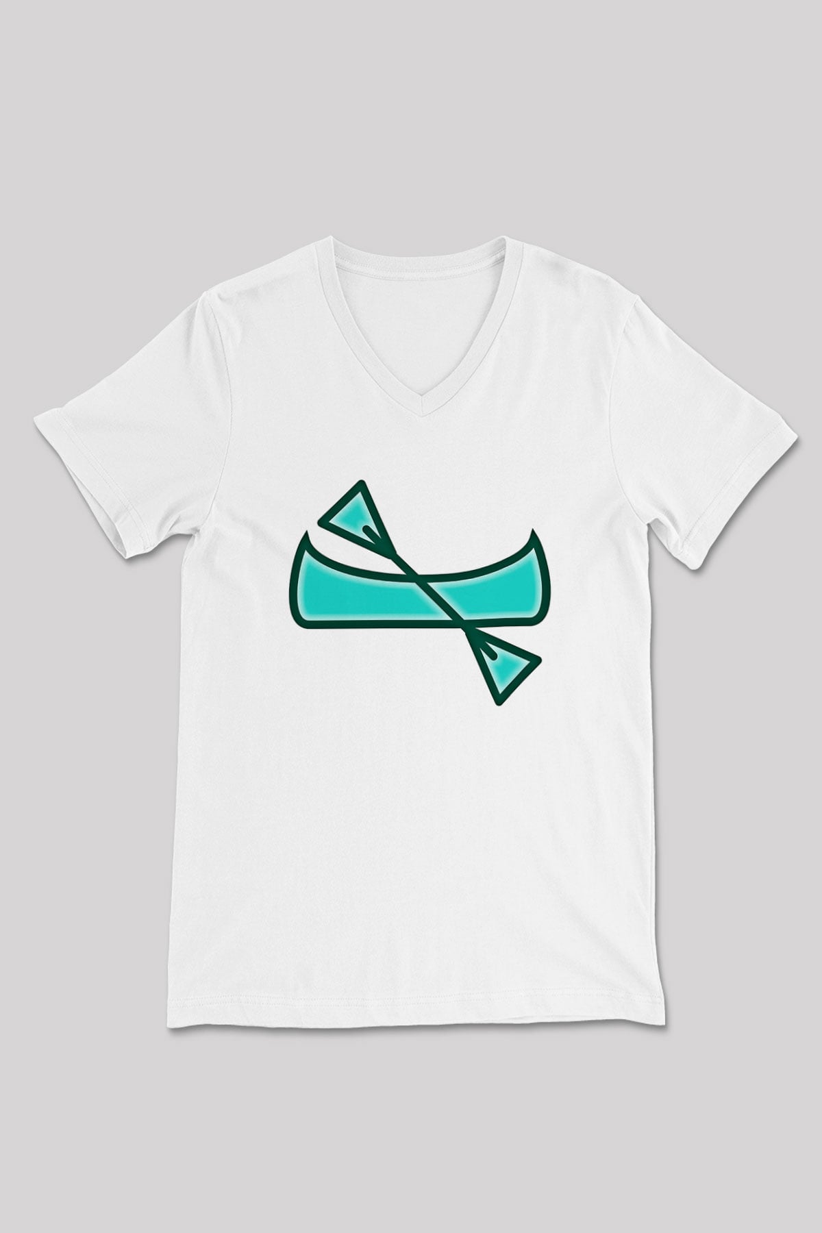 Kano Baskılı Unisex V Yaka Tişört - Tshirt