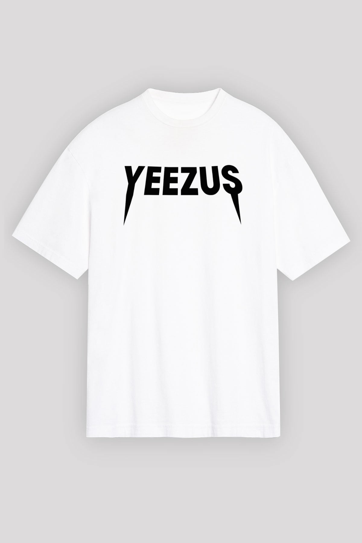 Kanye West Beyaz Unisex Oversize Tişört T-Shirt