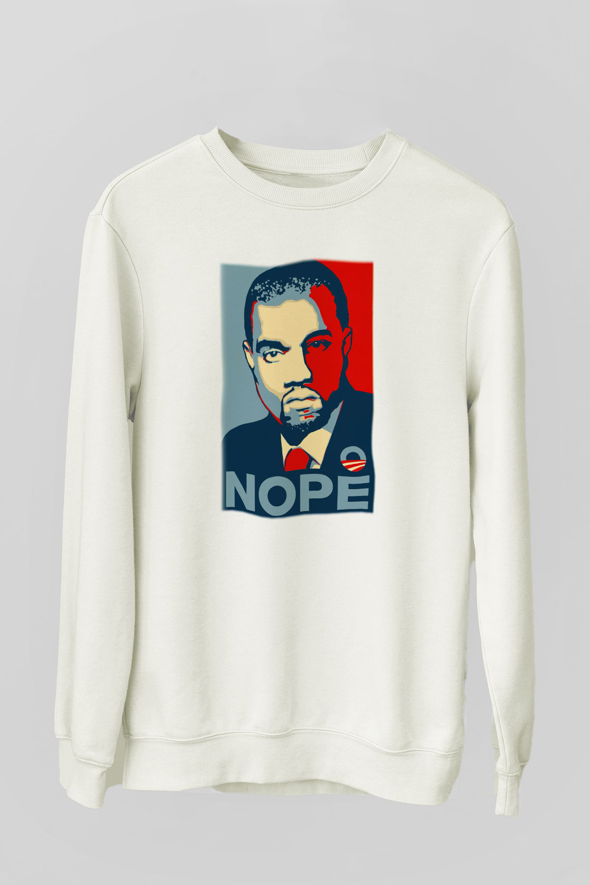 Kanye West Beyaz Unisex Sweatshirt