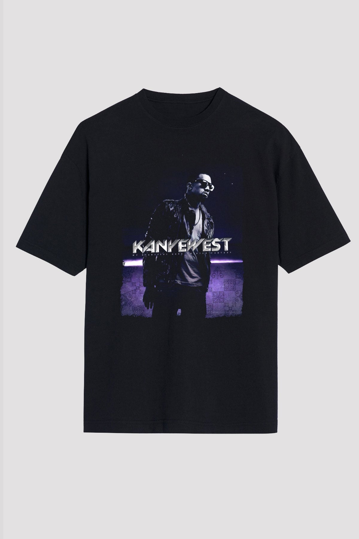 Kanye West Siyah Unisex Tişört T-Shirt - TişörtFabrikası