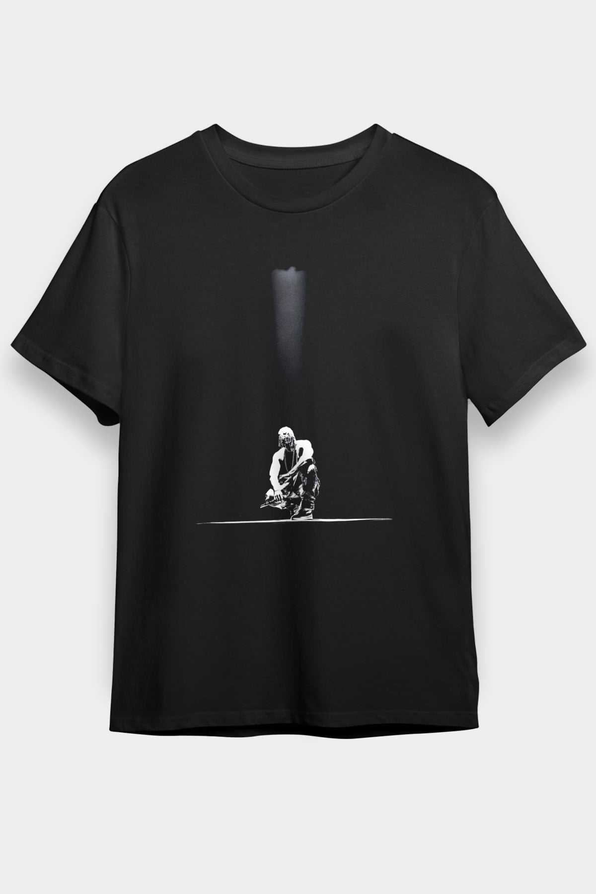 Kanye West Siyah Unisex Tişört T-Shirt - TişörtFabrikası