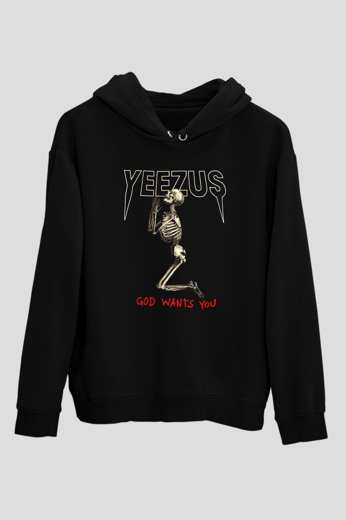 Kanye West Yeezus Siyah Unisex Hoodie