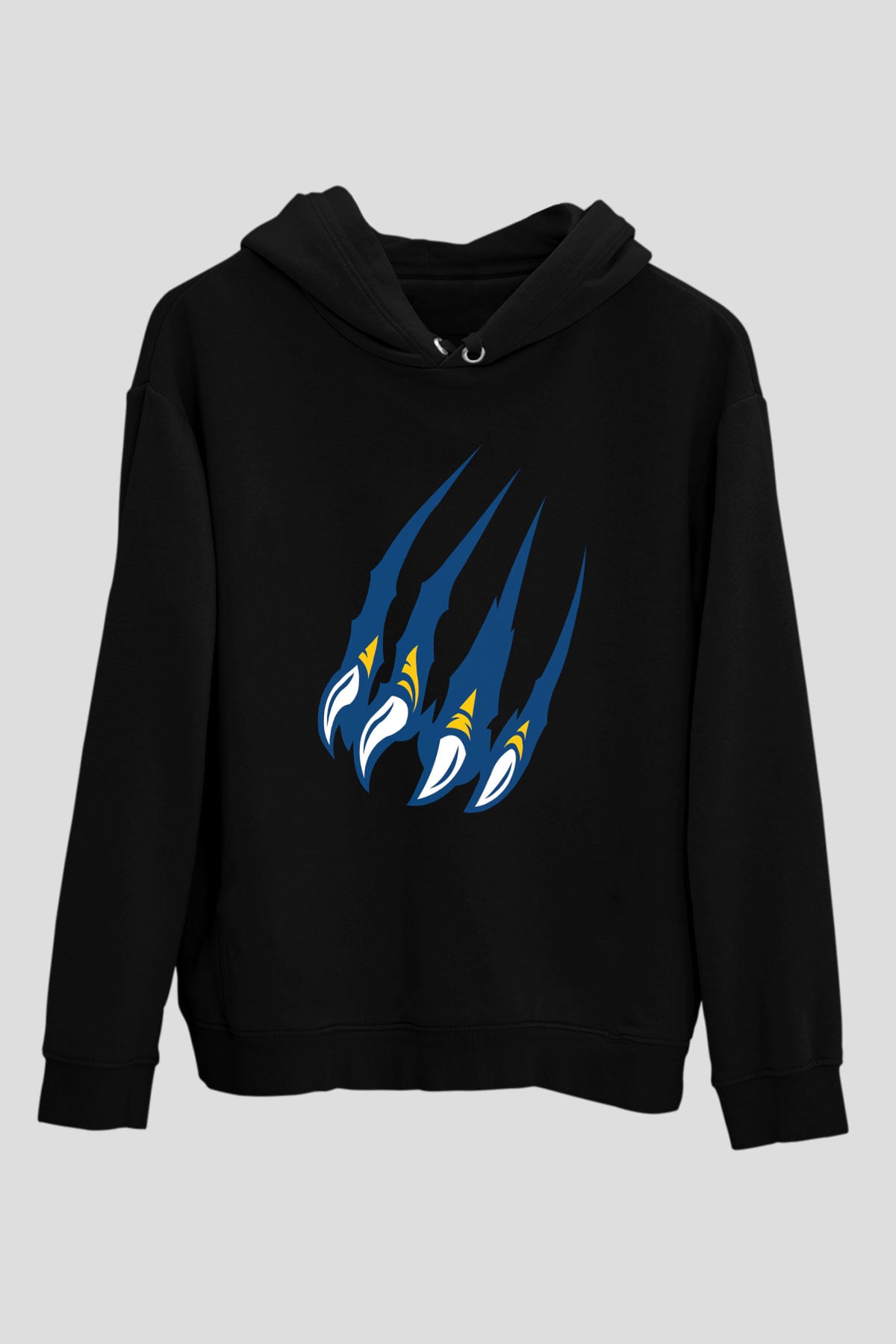 Kaplan Siyah Unisex Hoodie