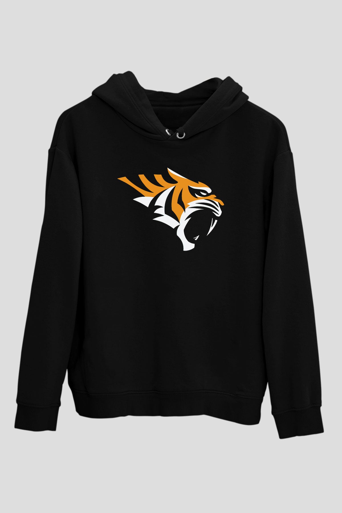 Kaplan Siyah Unisex Hoodie