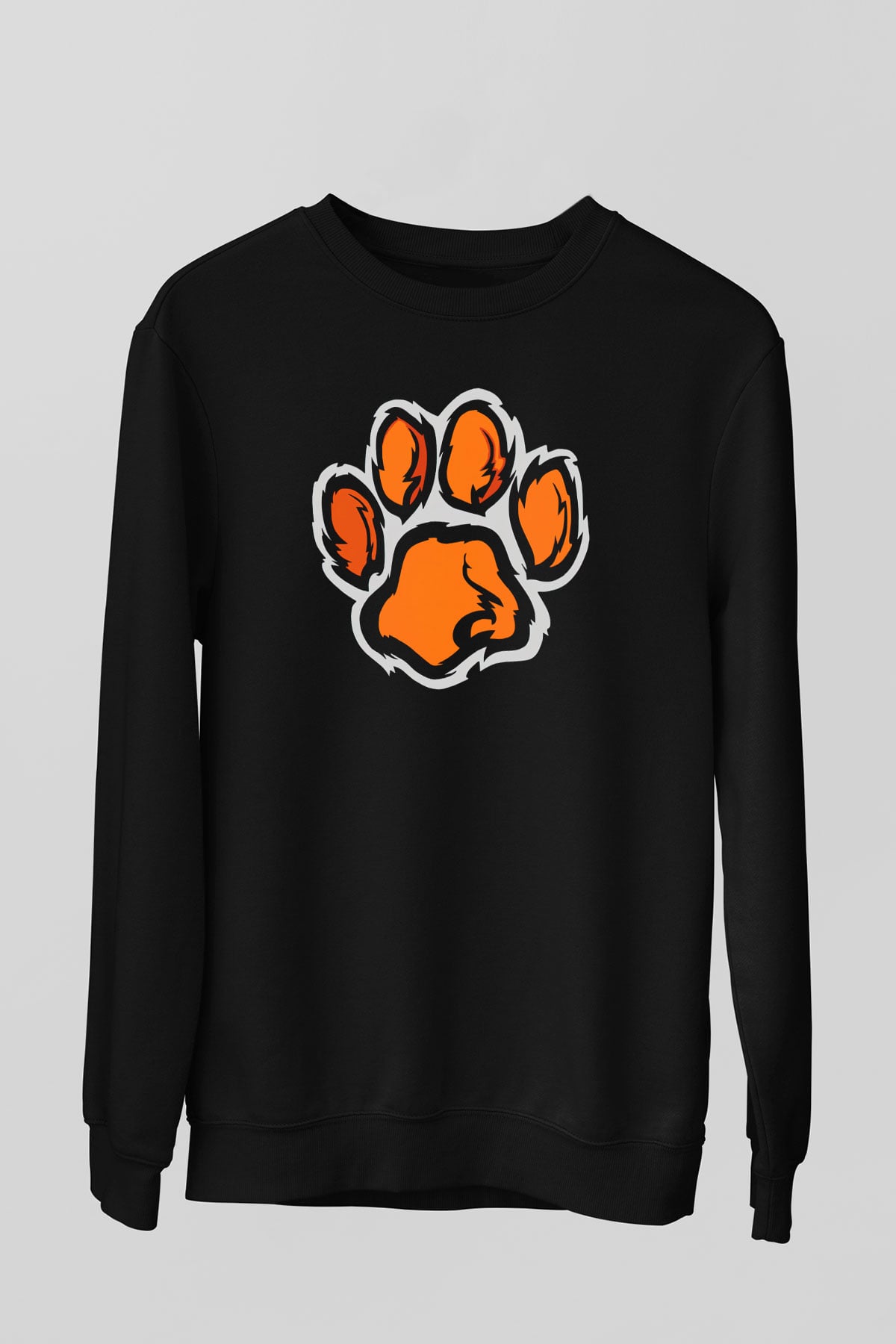 Kaplan Siyah Unisex Sweatshirt