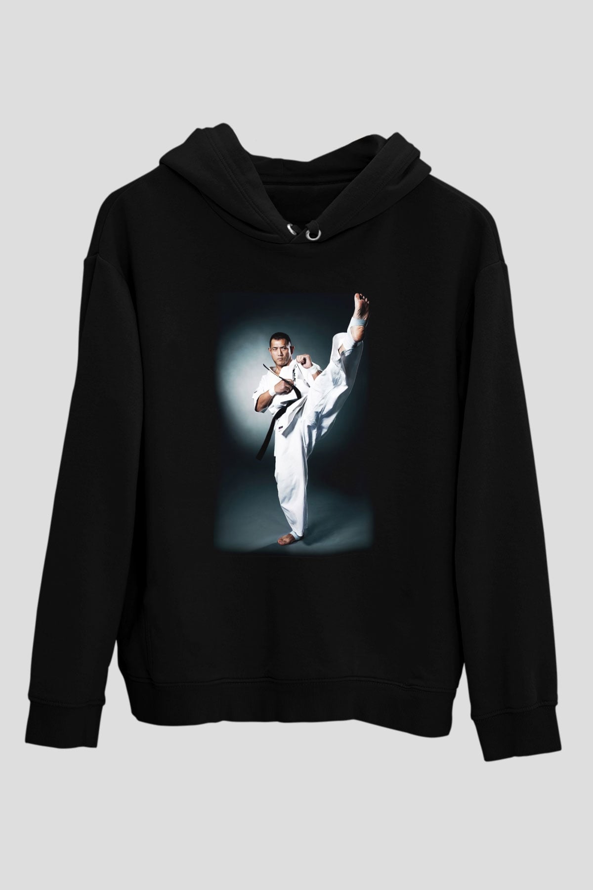 Karate Siyah Unisex Hoodie
