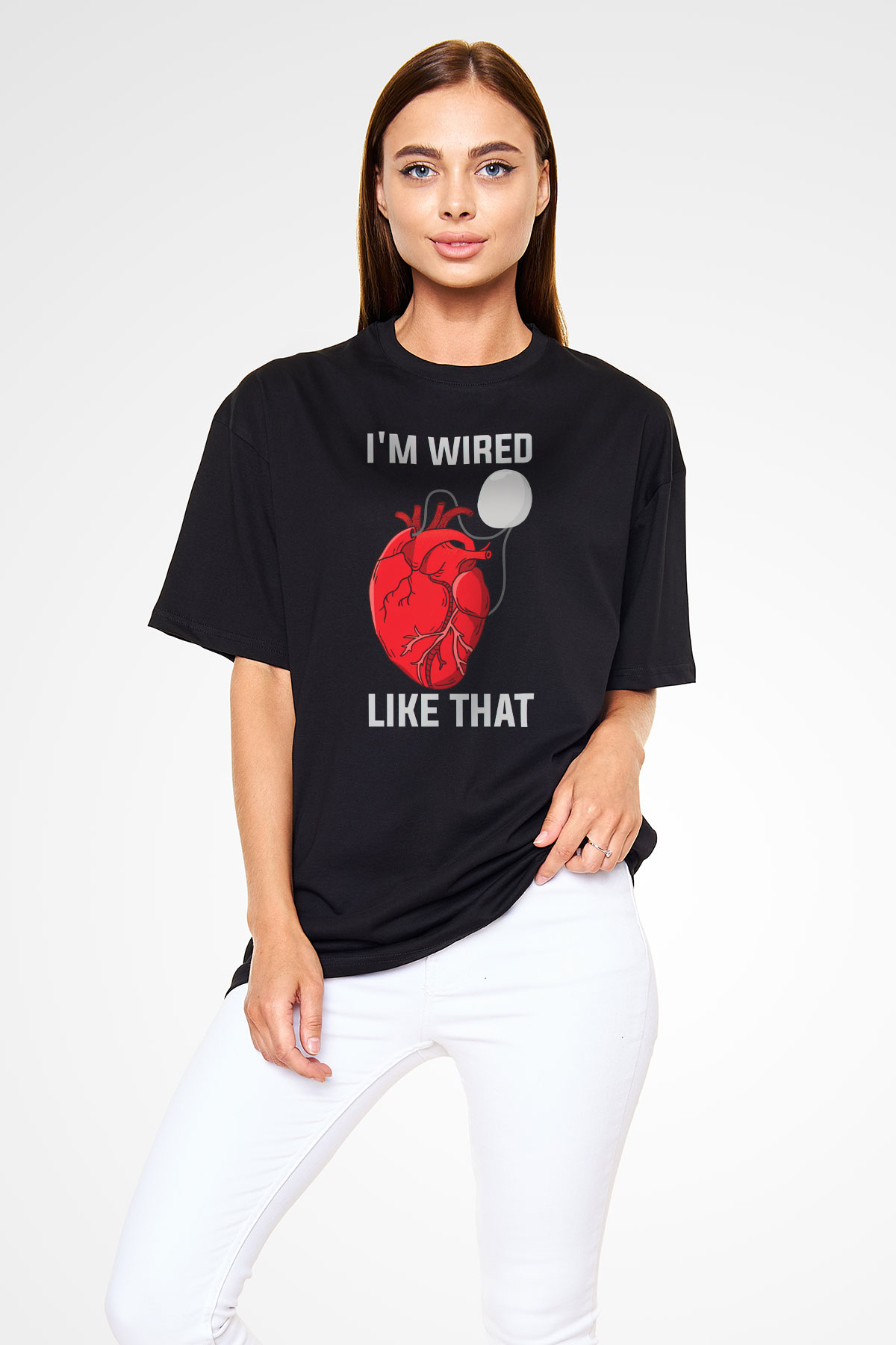 Kardiyolog Siyah Unisex Tişört T-Shirt - TişörtFabrikası
