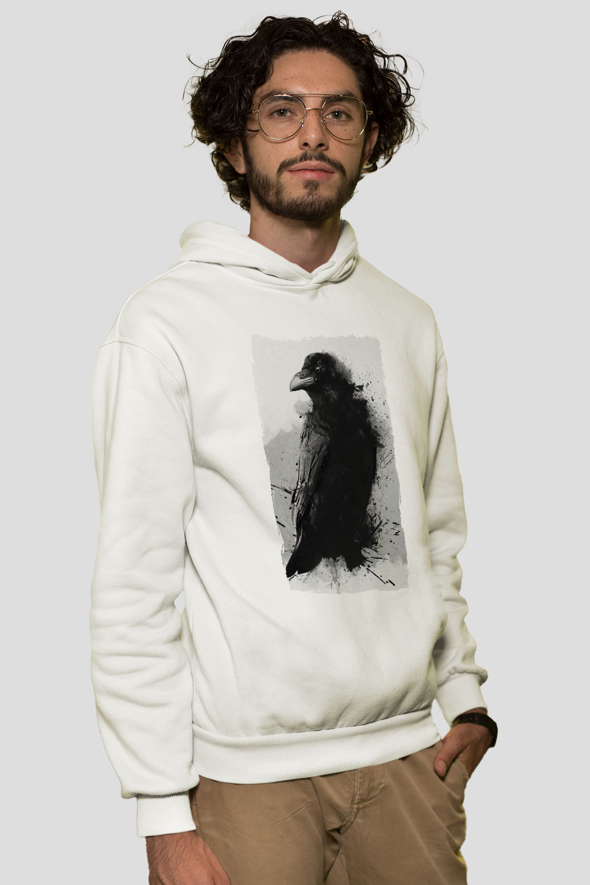 KargaBeyaz  Unisex Hoodie