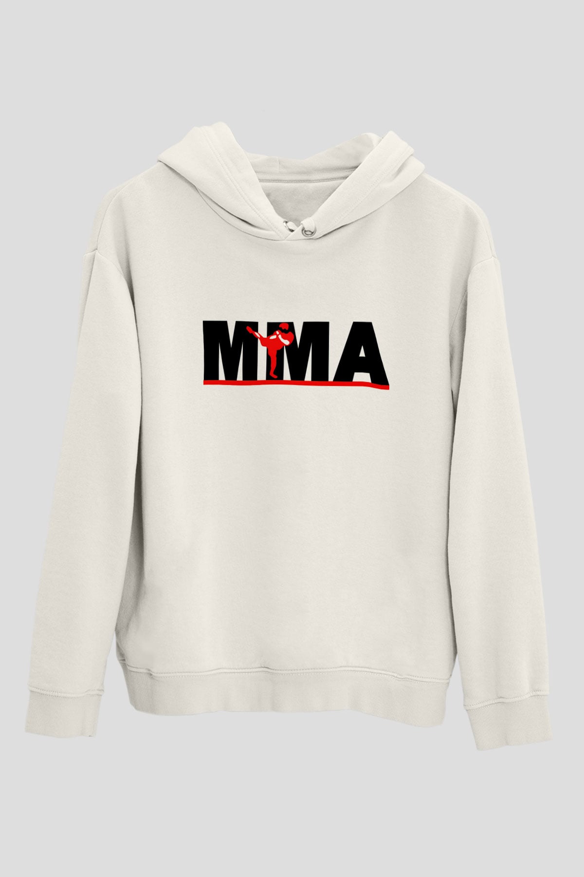 Karma dövüş sanatları Beyaz Unisex Hoodie