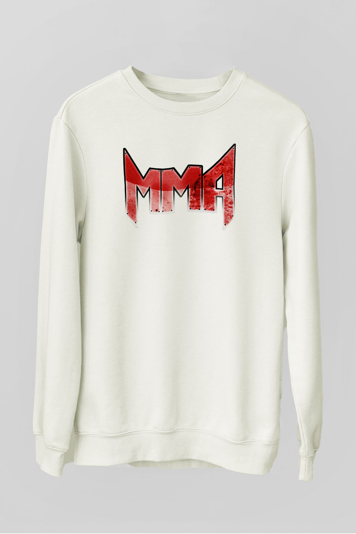 Karma dövüş sanatları Beyaz Unisex Sweatshirt