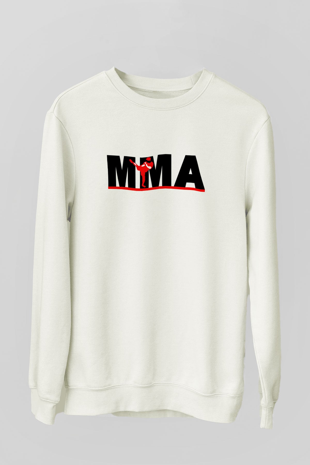 Karma dövüş sanatları Beyaz Unisex Sweatshirt