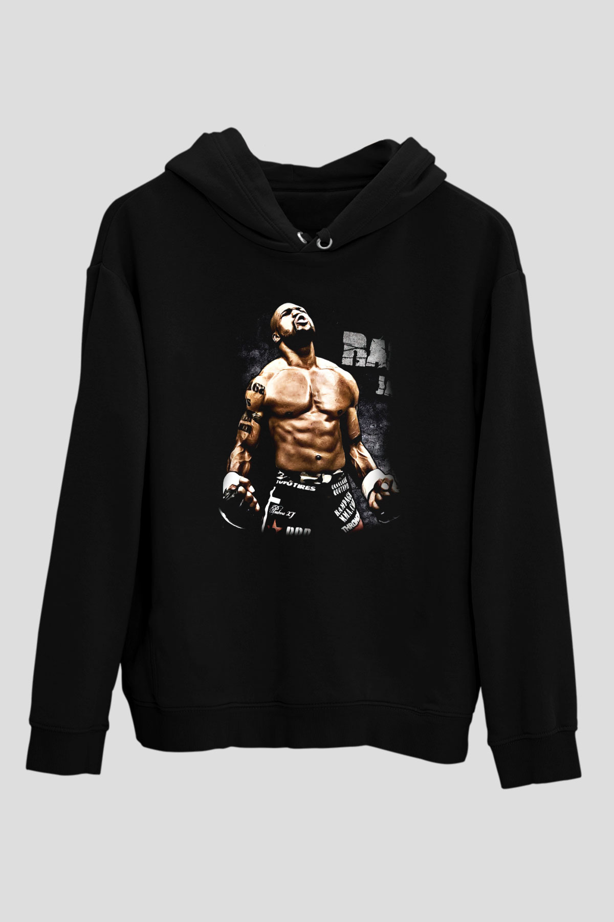 Karma dövüş sanatları Siyah Unisex Hoodie