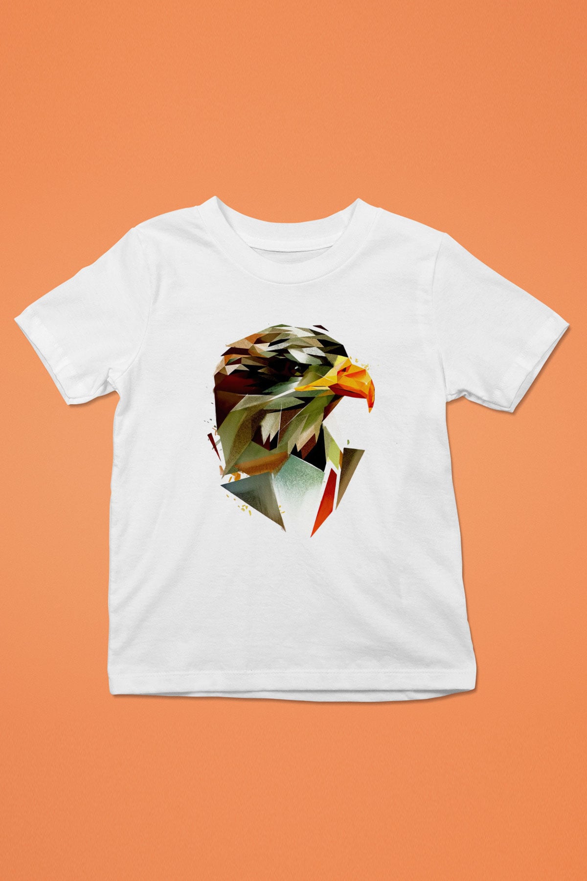 Kartal Beyaz Unisex Çocuk Tişört