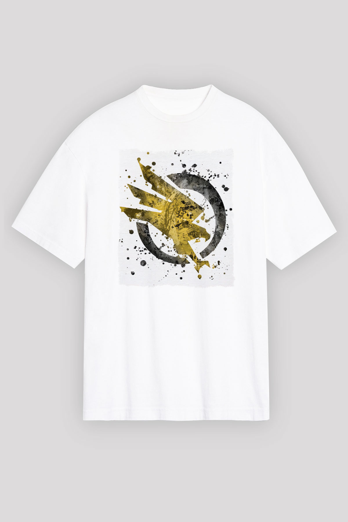 Kartal Beyaz Unisex Tişört T-Shirt - TişörtFabrikası