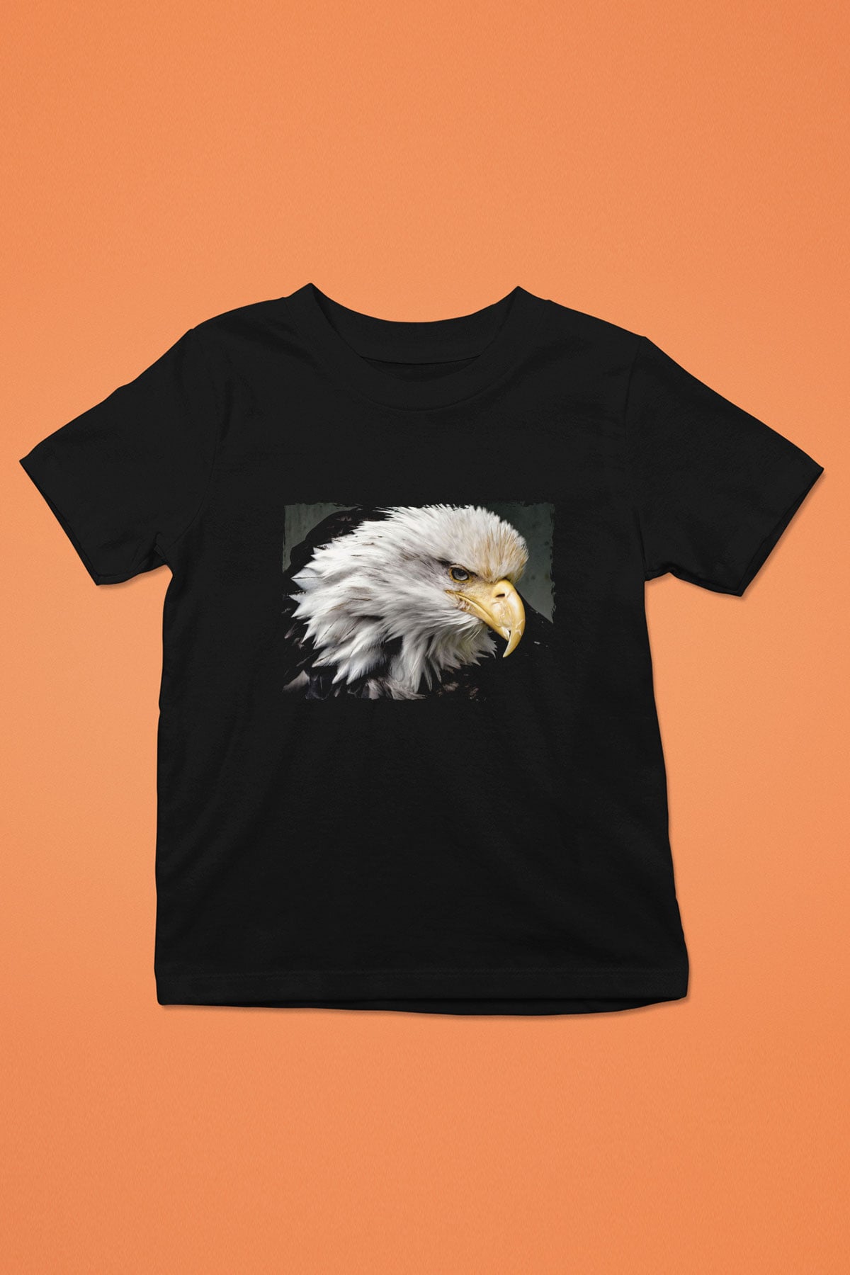 Kartal Siyah Unisex Çocuk Tişört