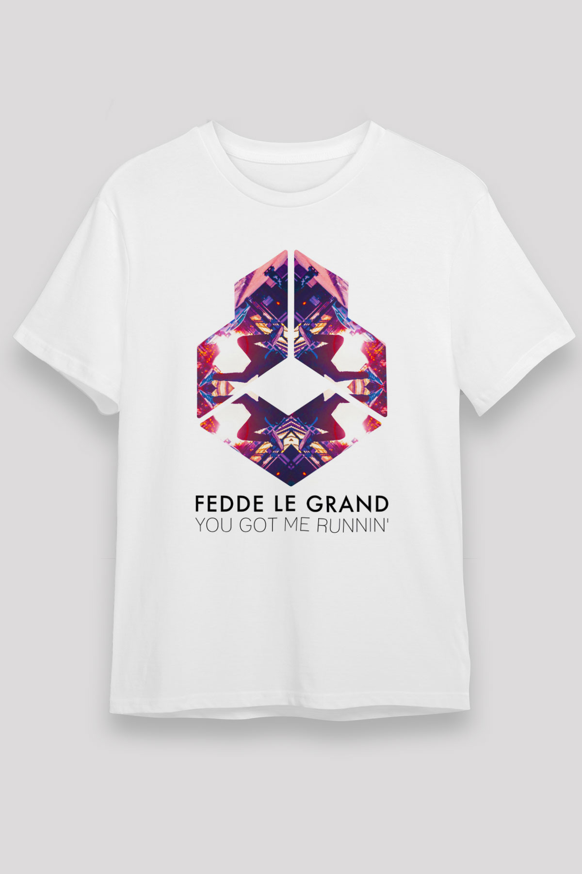 Kaskade Beyaz Unisex Tişört T-Shirt - TişörtFabrikası