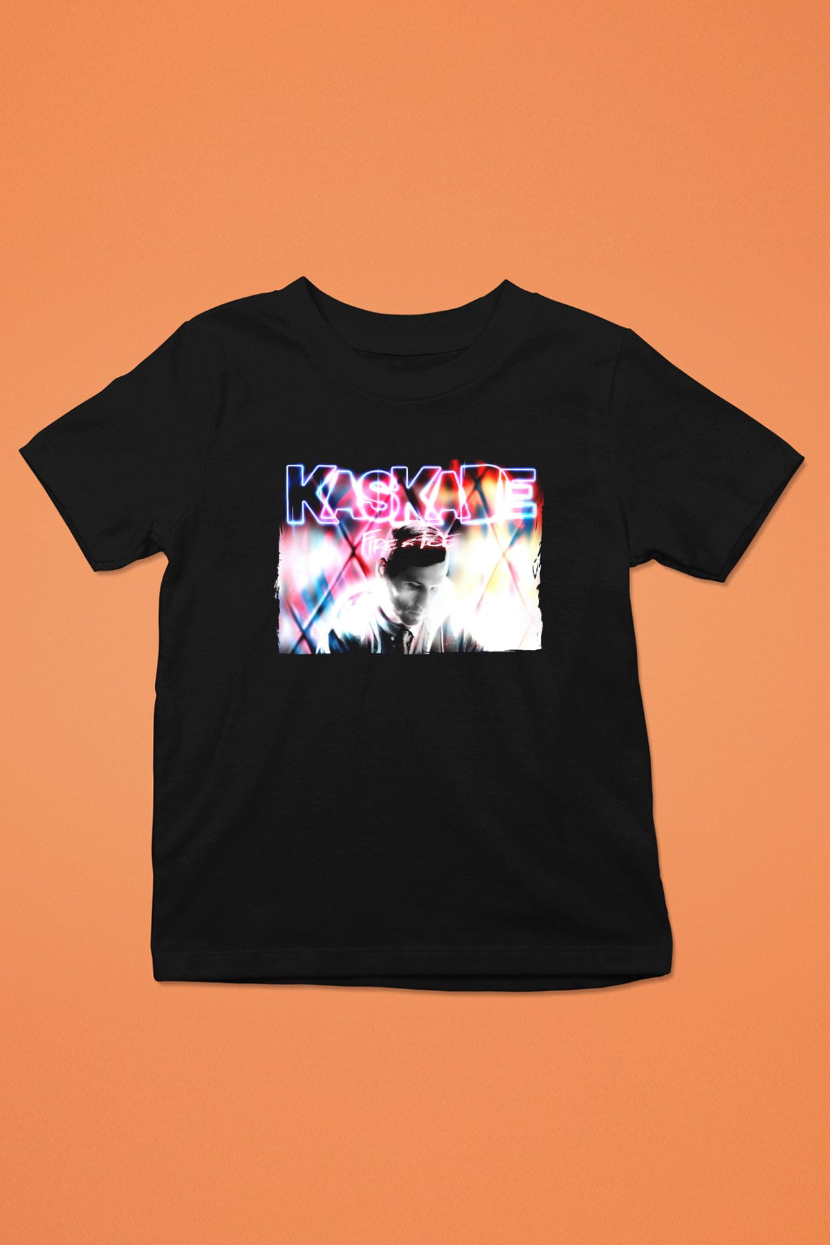 Kaskade Siyah Unisex Çocuk Tişört