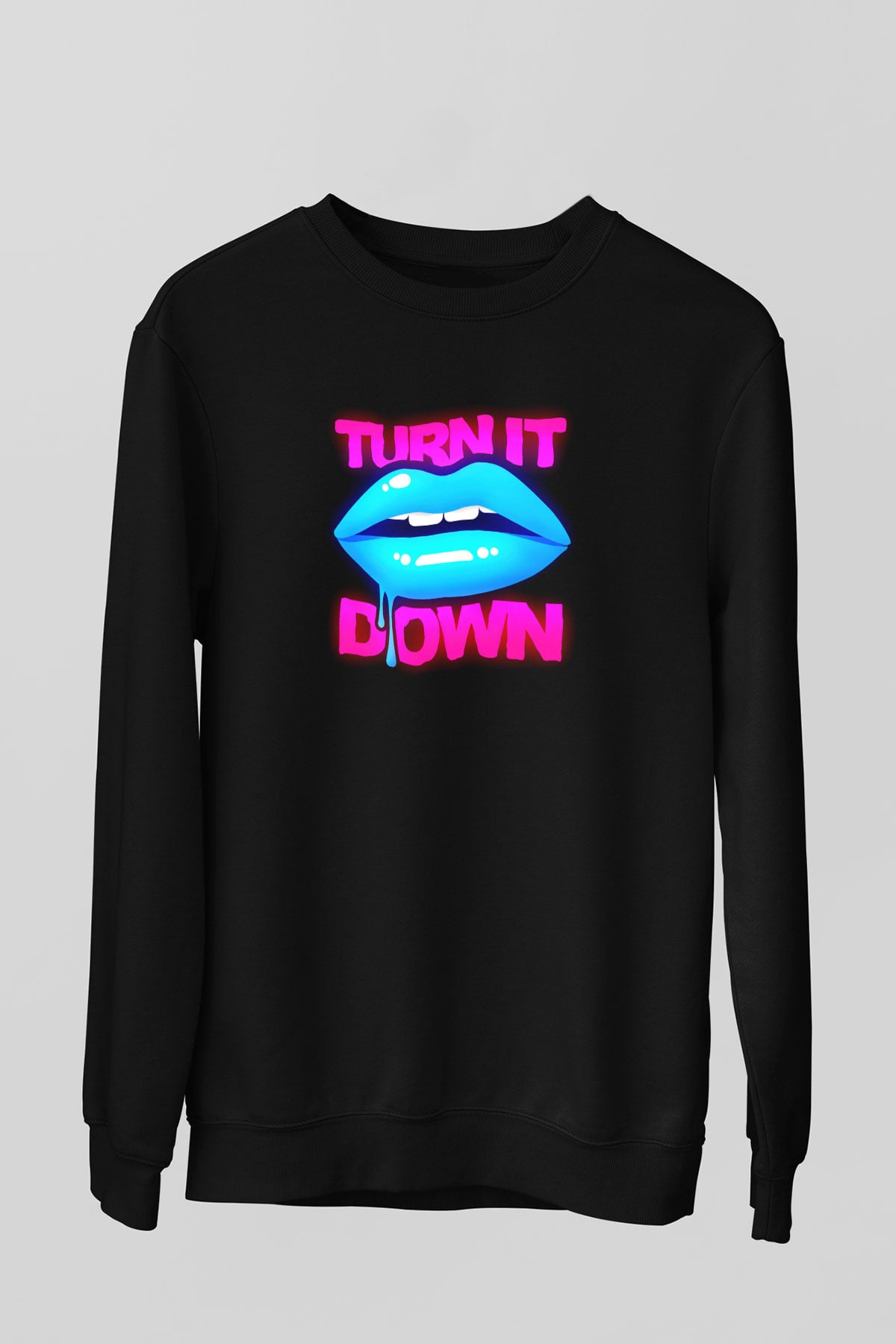 Kaskade Siyah Unisex Sweatshirt
