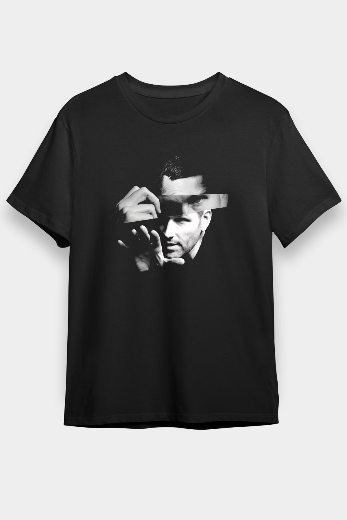 Kaskade Siyah Unisex Tişört T-Shirt - TişörtFabrikası