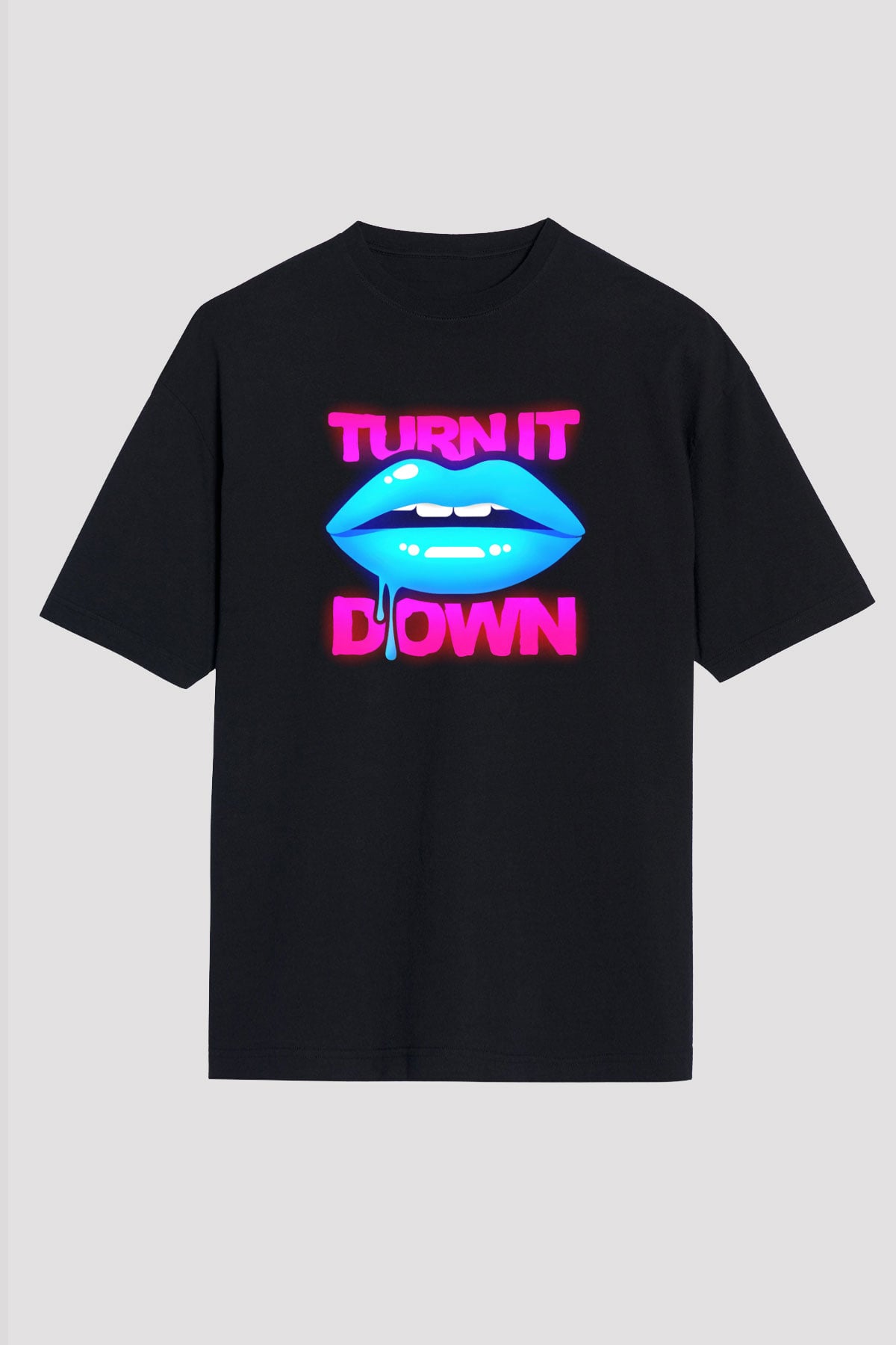 Kaskade Siyah Unisex Tişört T-Shirt - TişörtFabrikası