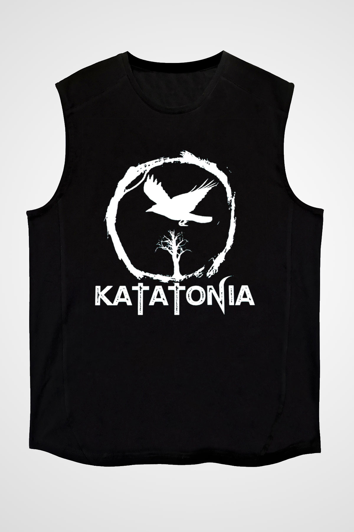 Katatonia Siyah Unisex Kolsuz Tişört