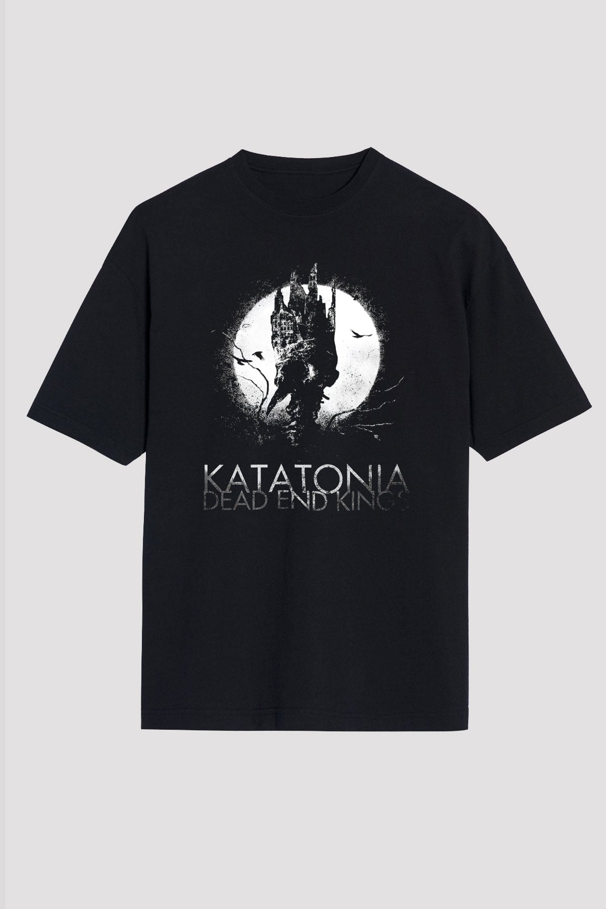 Katatonia Siyah Unisex Oversize Tişört T-Shirt