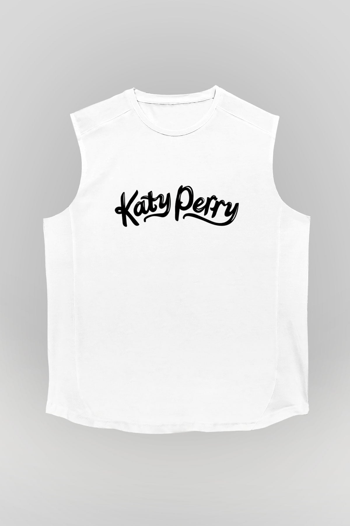Katy Perry Beyaz Unisex Kolsuz Tişört