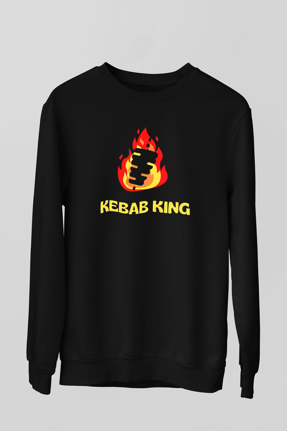 Kebapçı Siyah Unisex Sweatshirt