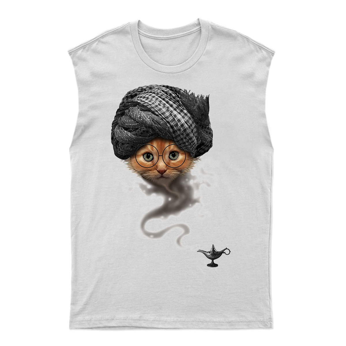 Kedi Baskılı Tasarım Tişört TSRT447