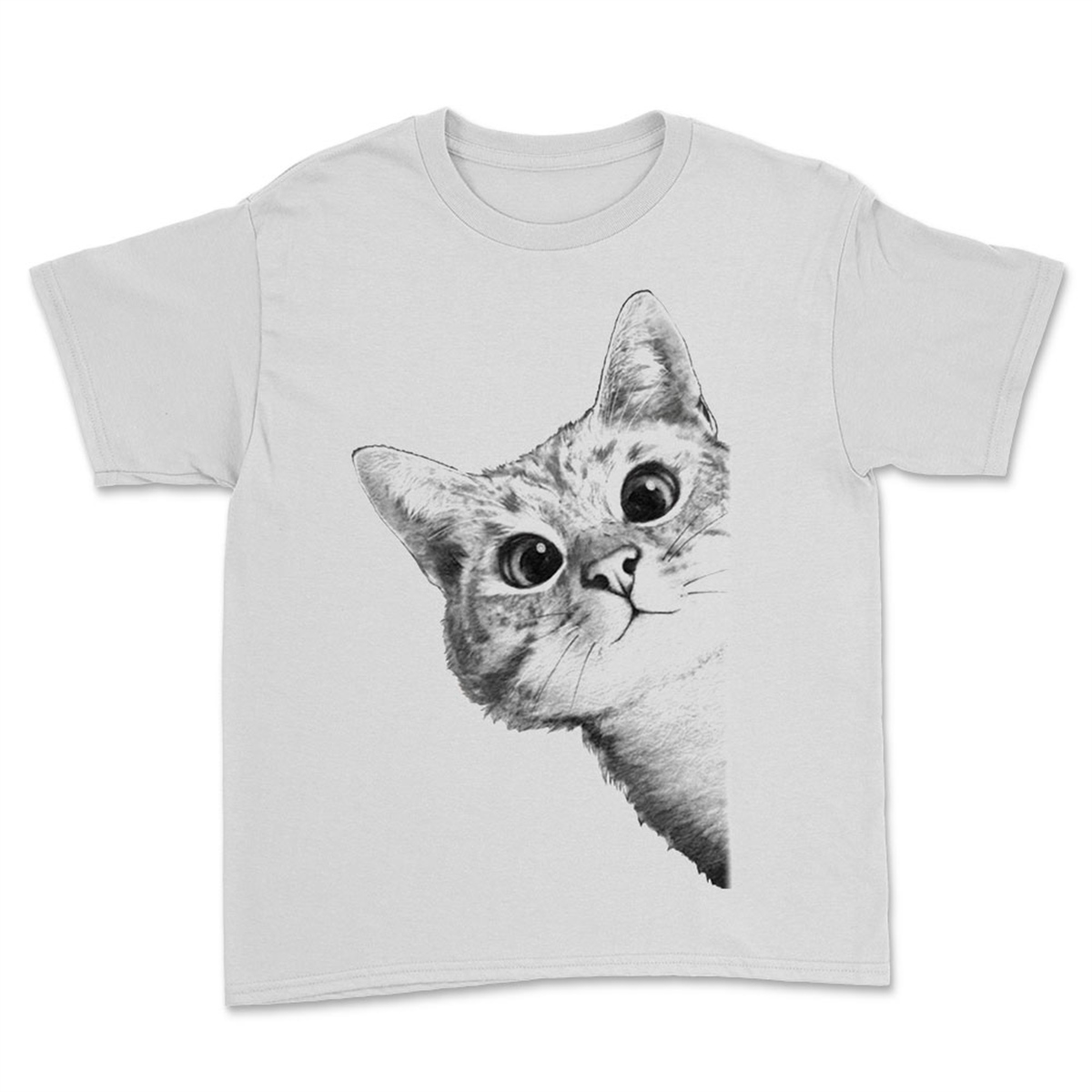 Kedi Baskılı Tasarım Tişört TSRT451