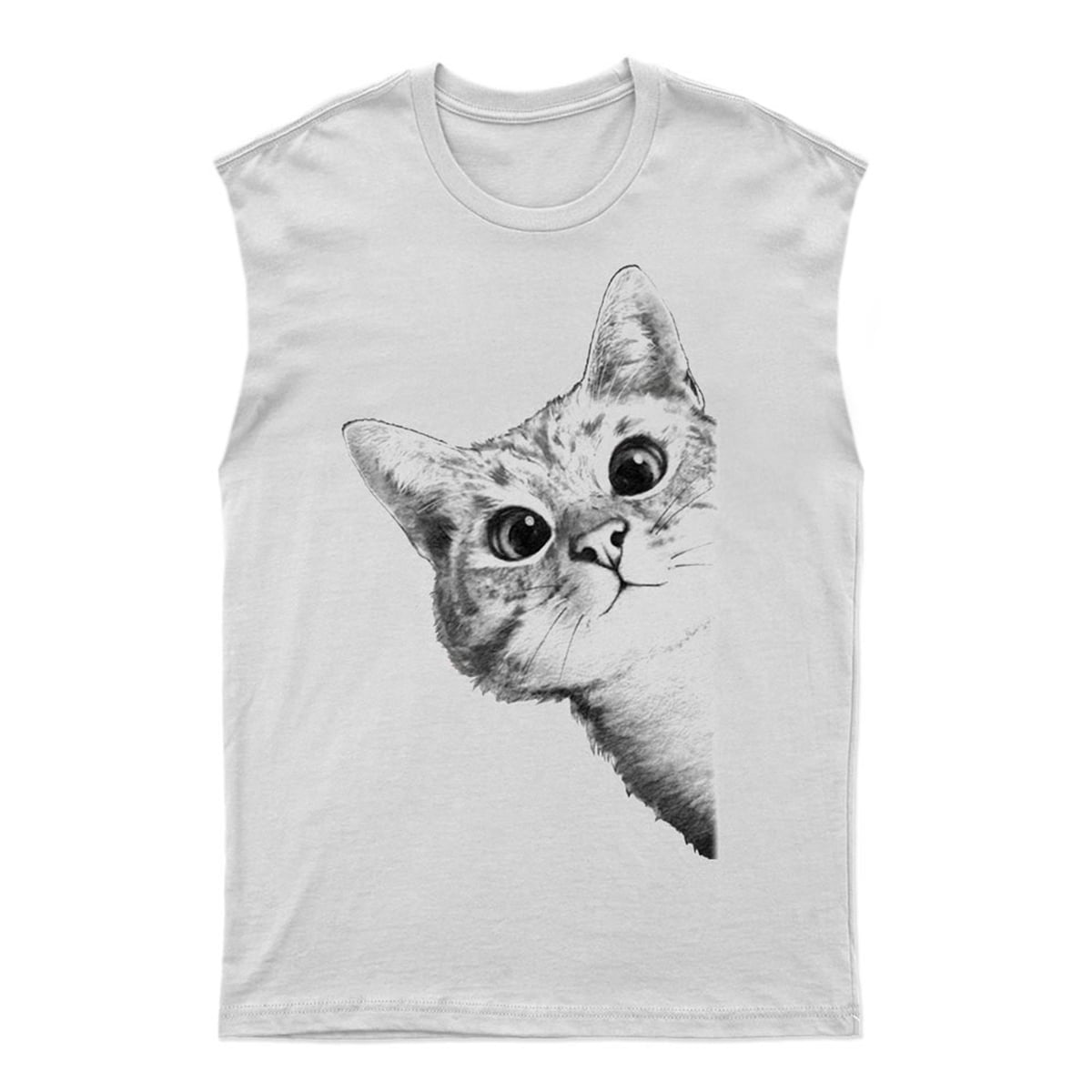 Kedi Baskılı Tasarım Tişört TSRT451