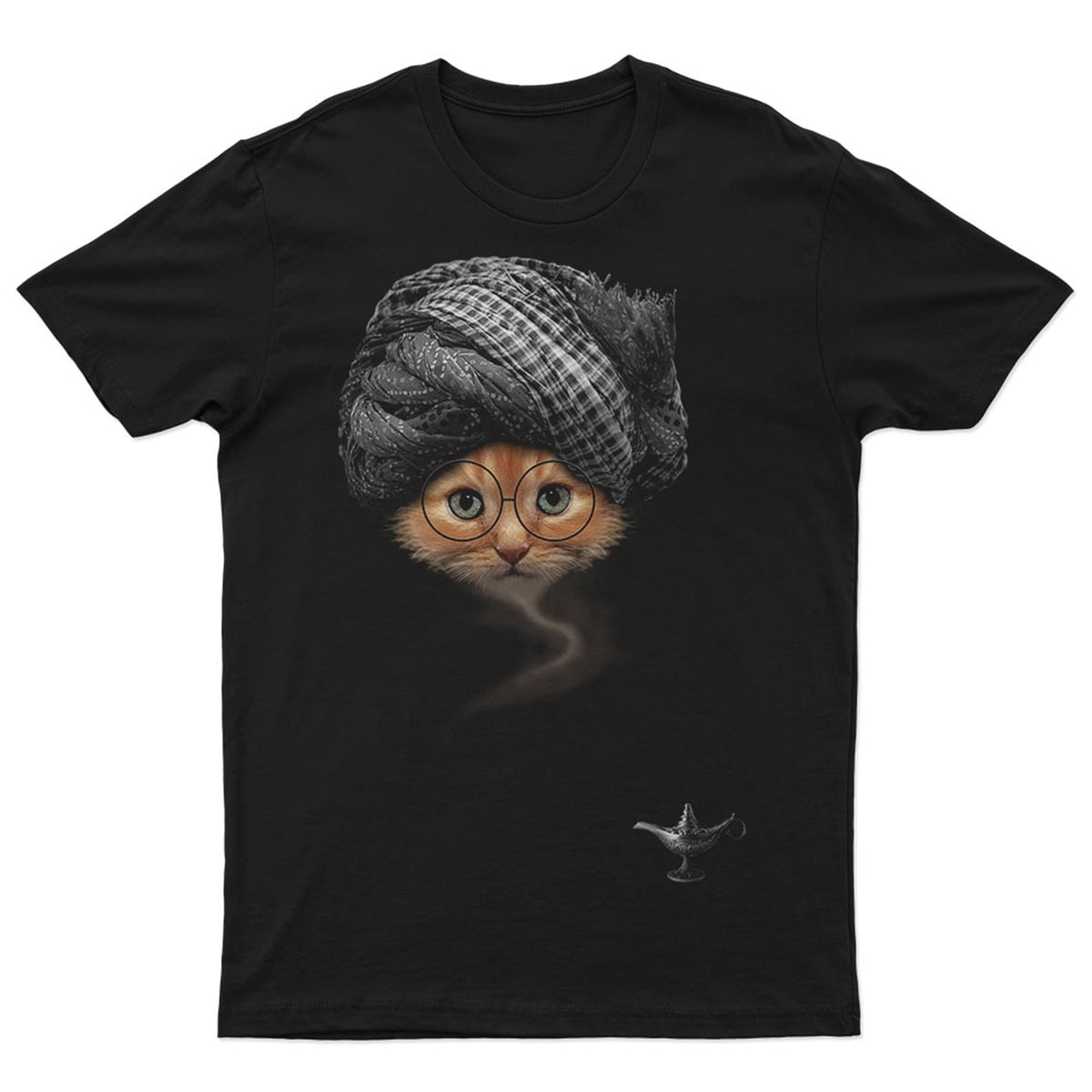 Kedi Baskılı Tasarım Tişört TSRT454