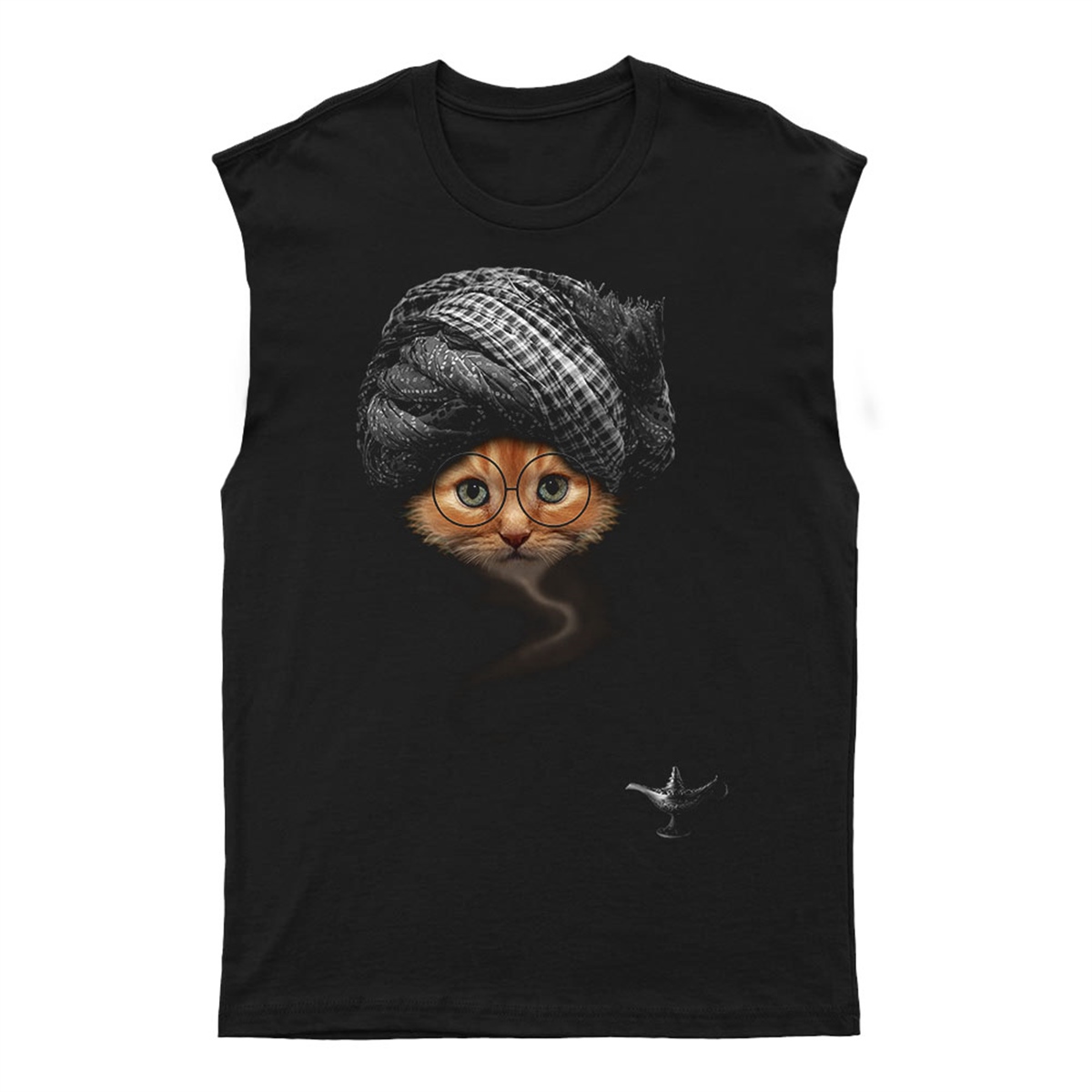 Kedi Baskılı Tasarım Tişört TSRT454