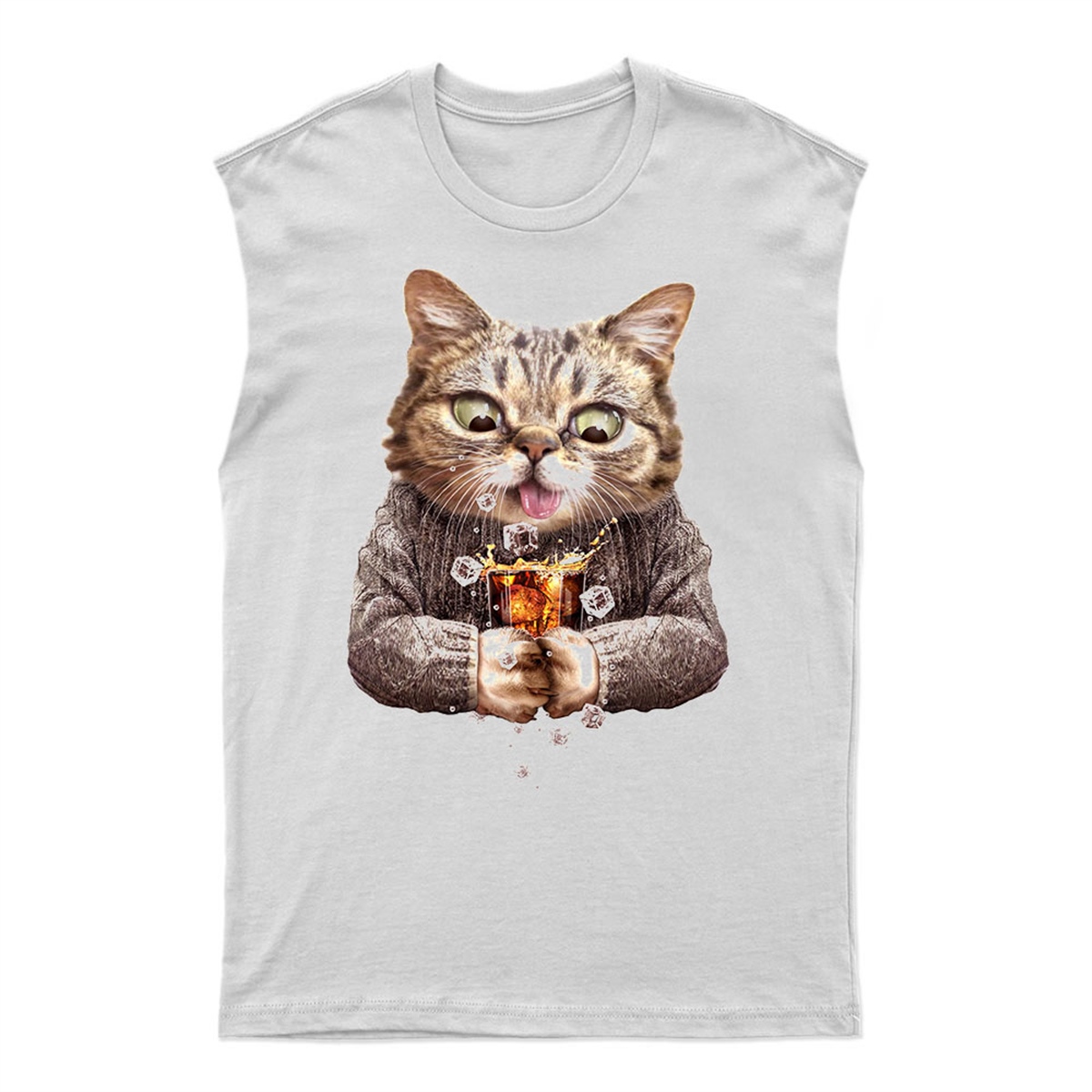 Kedi Baskılı Tasarım Tişört TSRT473