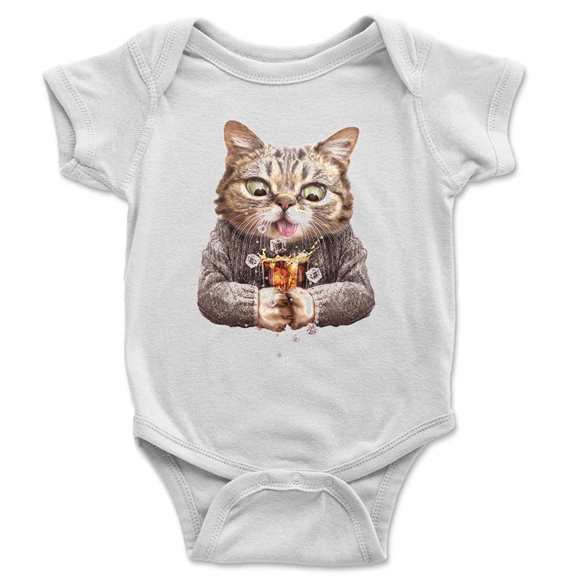 Kedi Baskılı Tasarım Tişört TSRT473
