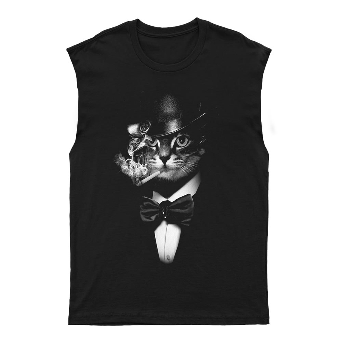 Kedi Baskılı Tasarım Tişört TSRT482