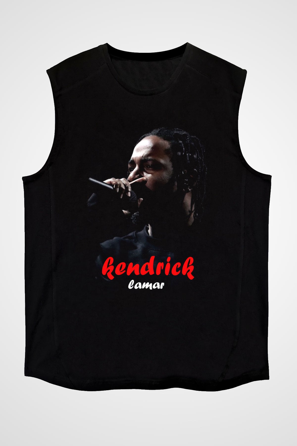 Kendrick Lamar Siyah Unisex Kolsuz Tişört