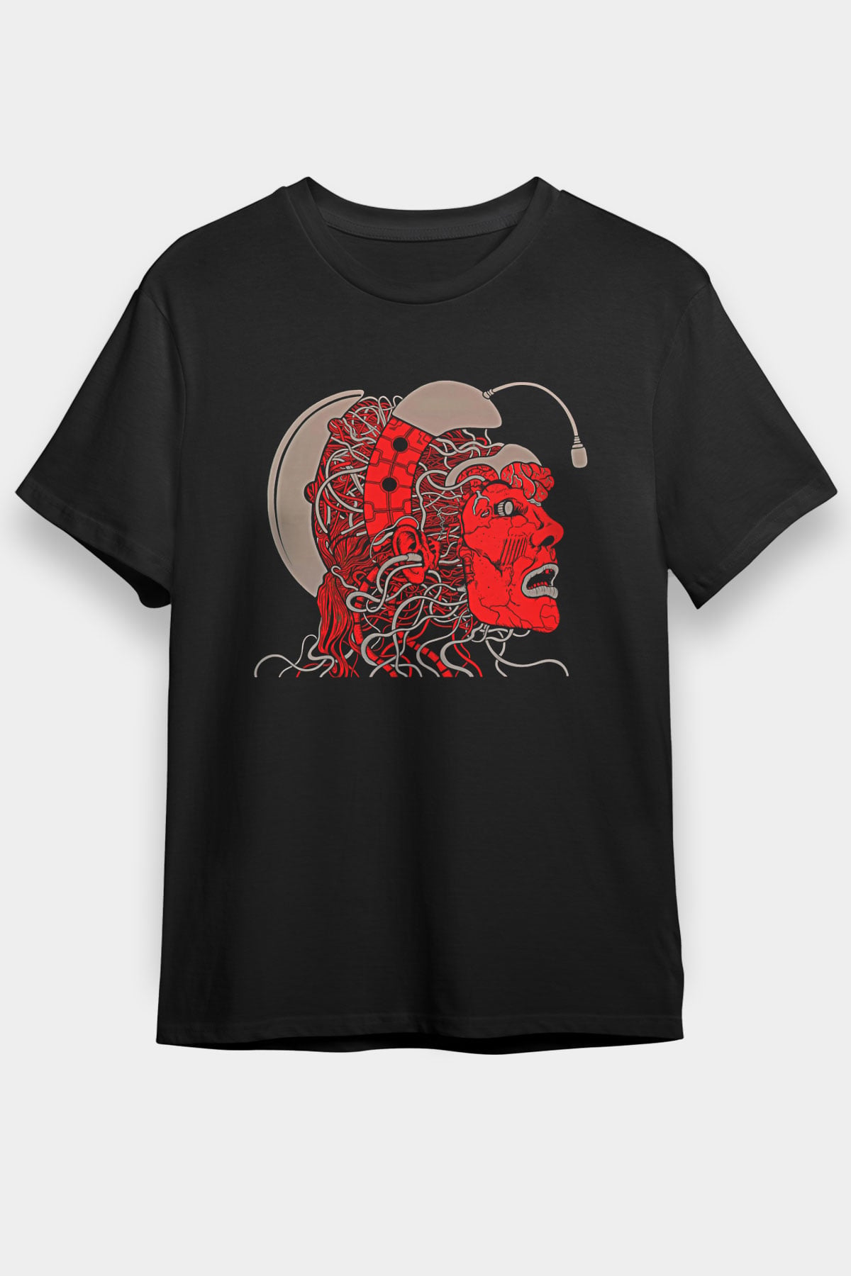 Khruanybin Baskılı Unisex Siyah Tişört - Tshirt