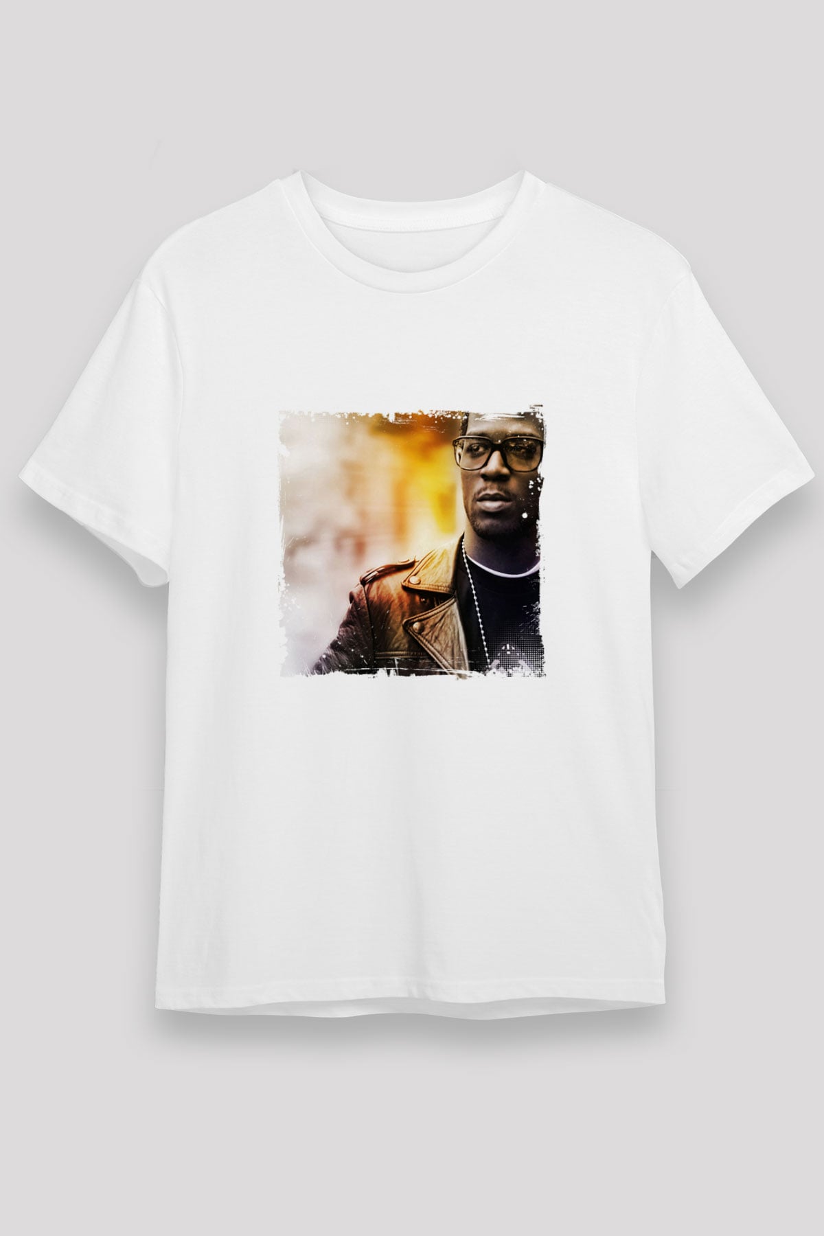 Kid Cudi Baskılı Unisex Beyaz Tişört