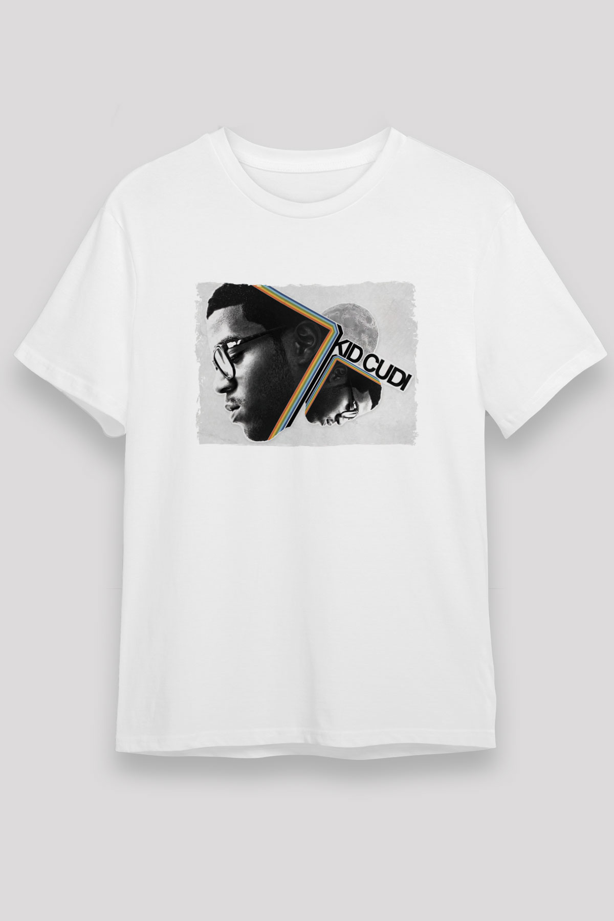 Kid Cudi Beyaz Unisex Tişört T-Shirt - TişörtFabrikası
